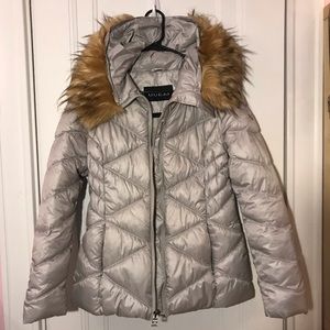 Silver/Light Gray Guess Winter Jacket Size Medium